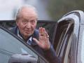 El Rey Juan Carlos, en su última visita a Sangenjo el pasado octubre