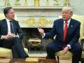 El jefe de la OTAN Mark Rutte y el presidente de EE.UU. Donald Trump en la Casa Blanca