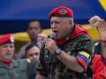 AME7219. CARACAS (VENEZUELA), 07/03/2025.- Fotografía de archivo del 4 de febrero de 2025 del titular de Interior de Venezuela, Diosdado Cabello, hablando durante un acto en Caracas (Venezuela). Cabello acusó este viernes a la compañía estadounidense ExxonMobil de estar detrás del fin de la licencia petrolera a la también norteamericana Chevron que le permitía operar en el país caribeño, de donde deberá salir en un plazo que vence el 3 de abril. EFE/ Rayner Peña R  ARCHIVO