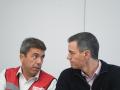 Carlos Mazón y Pedro Sánchez, en una reunión del Cecopi tras la dana del 29 de octubre