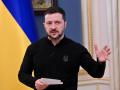El presidente de Ucrania, Volodímir Zelenski, habla durante una conferencia de prensa en Kiev