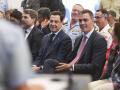 El presidente del Gobierno, Pedro Sánchez, junto con el presidente de la Junta de Andalucía, Juan Manuel Moreno Bonilla