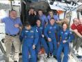 Astronautas abordo de la EEI