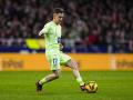 Marc Casadó, en el partido Atlético de Madrid - Barcelona en el Metropolitano