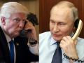 El presidente de Estados Unidos, Donald Trump, y su homólogo ruso, Vladimir Putin