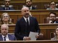 El diputado del PP Jaime Miguel de los Santos interviene durante una sesión de control al Gobierno en el Congreso