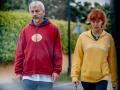 El presentador Carlos Sobera y Patricia Santamaría por las calles de Madrid
16/05/2020