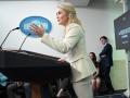 Karoline Leavitt, portavoz de la Casa Blanca de Donald Trump
