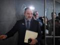 El exministro, José Luis Ábalos, a su llegada a una rueda de prensa en el Congreso
