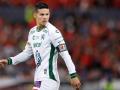 James Rodríguez, en una imagen de archivo con el Club León