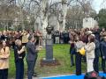 Busto de Ana María Vidal-Abarca, fundadora de la AVT, inaugurado este lunes frente a El Retiro