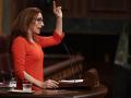 La ministra de Sanidad, Mónica García