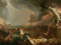 Idealización de la caída del Imperio Romano pintada por Thomas Cole