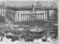 la Puerta del Sol en la mañana del 29 de septiembre de 1868, de Urrabieta, en El Museo Universal