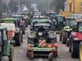 Tractorada en Lopera contra la instalación de plantas solares en terrenos de olivar