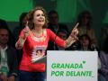 La ministra de Hacienda, María Jesús Montero, este pasado sábado durante la clausura del congreso del PSOE de Granada

 en el paraninfo de la Universidad de Granada donde clausura este sábado el 27 Congreso provincial del PSOE Granada. EFE/Pepe Torres.