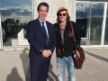Johnny Depp, en el aeropuerto de Teruel