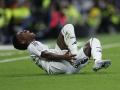 Vinicius Junior tras la entrada de Olasagasti
