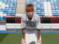 Marc Cucalón, en una imagen con el Real Madrid
