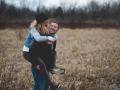 Una pareja de novios
