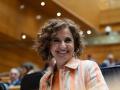 La vicepresidenta primera y ministra de Hacienda, María Jesús Montero, en el Senado