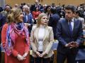 El presidente de la Generalitat Valenciana, Carlos Mazón, junto a la delegada del Gobierno, Pilar Bernabé, y la alcaldesa de Valencia, Mª José Catalá