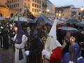 Lluvia en una procesión en Oviedo