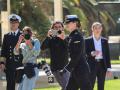Princess Leonor arriving at the Arturo Prat Naval School during his training on the Training Ship “Juan Sebastián de Elcano” in Valparaiso , Chile on April 7, 2025.