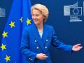 La presidenta de la Comisión Europea, Ursula von der Leyen, en Bruselas