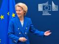 La presidenta de la Comisión Europea, Ursula von der Leyen, en Bruselas
