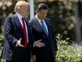 Donald Trump junto a Xi Jinping en una imagen de archivo