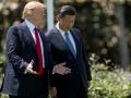 Donald Trump junto a Xi Jinping en una imagen de archivo