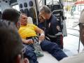 El expresidente brasileño Jair Bolsonaro llega en ambulancia al Hospital de Río Grande en Natal