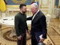 El presidente de Ucrania, Volodymyr Zelenskyy, y el enviado especial de Estados Unidos para Ucrania y Rusia, Keith Kellogg