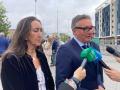 Paula Badanelli, responsable regional de Vox en Córdoba, y Manuel Gavira