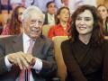 Isabel Díaz Ayuso y Mario Vargas Llosa en Madrid