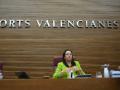 La presidenta de las Cortes Valencianas, Llanos Massó, en una imagen de archivo