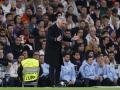 Carlo Ancelotti, durante el Real Madrid - Arsenal