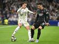 Lucas Vázquez, durante los cuartos de final de Champions League