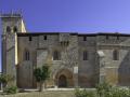 La imponente iglesia de Santa Eugenia, en Villegas (Burgos)