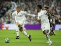 Kylian Mbappé y Vinicius, en el partido ante el Arsenal