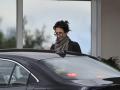 Claudia Stilianopoulos arrives at the hospital to visit her boyfriend Ernesto de Hannover
Ruber Clinic
Madrid, April 19, 2025.