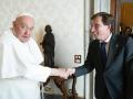 El Papa Francisco y el alcalde de Madrid, José Luis Martínez-Almeida