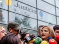 Pilar Bernabé, a su llegada a los juzgados de Valencia para declarar como testigo por la dana