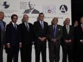 Expresidentes y exjefes de Gobierno de Iberoamérica en un evento de la Cátedra Vargas Llosa (2016)