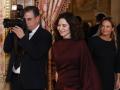 Isabel Diaz AYuso during a lunch ceremony for Miguel de Cervantes awards  in Madrid on Tuesday, 22 April 2025.