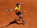 Roberto Bautista devuelve una bola ante el alemán Alexander Zverev