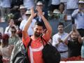 Novak Djokovic se despidió del Mutua Madrid Open a las primeras de cambio