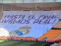 Mensaje que mostrará el fondo madridista en la final de la Copa del Rey ante el Barça