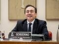 El ministro de Exteriores, Unión Europea y Cooperación, José Manuel Albares, comparece en la Comisión de Asuntos Exteriores, en el Congreso
